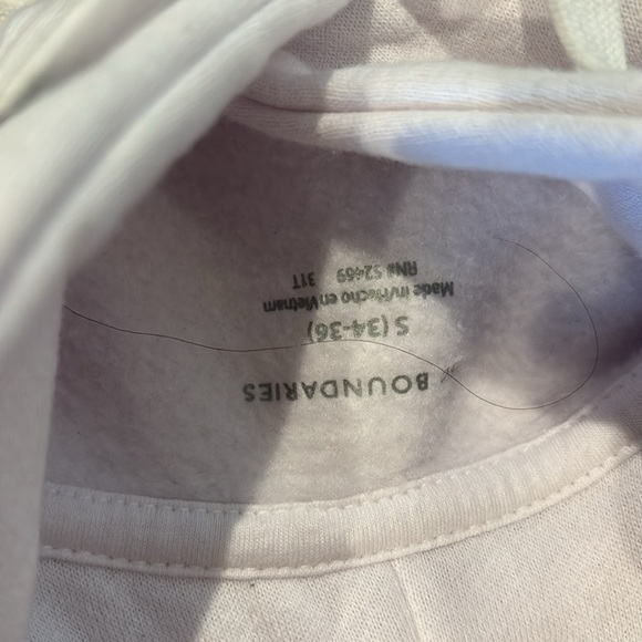 Unisex size small white hoodie - Picture 5 of 5